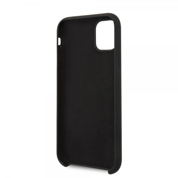 Guess iPhone 11 Pro Max -kuori silikoninen Vintage Cover, musta