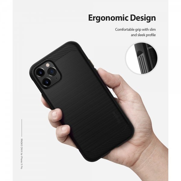 Ringke iPhone 11 Pro -suojakuori, Onyx Musta