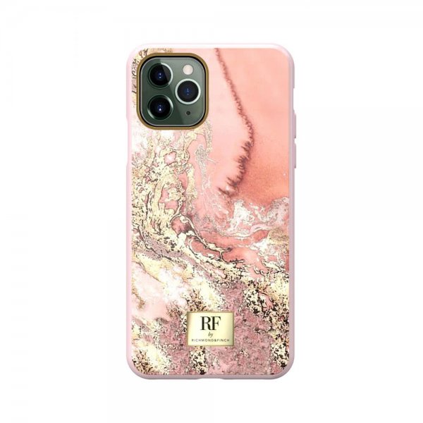 Richmond & Finch iPhone 11 Pro -suojakuori, Pink Marble Gold