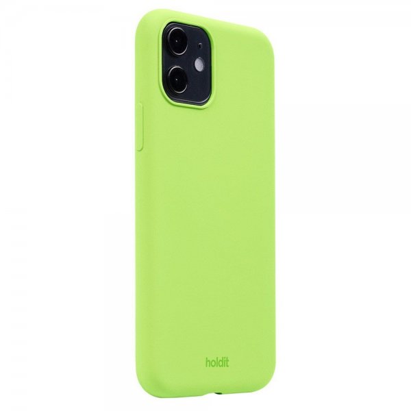 holdit iPhone 11 Silikonisuojakuori Acid Green