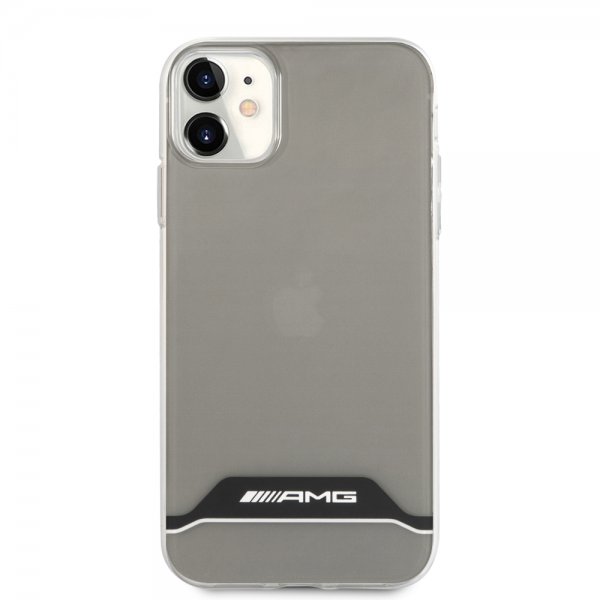 AMG iPhone 11 Kuori Vaakaraidat Kirkas Musta