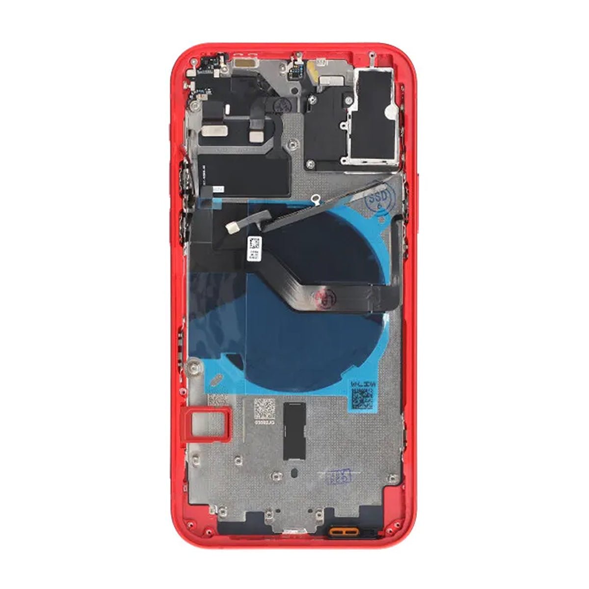 iPhone 12:n takakansi täydellisellä OEM-kehyksellä – Punainen