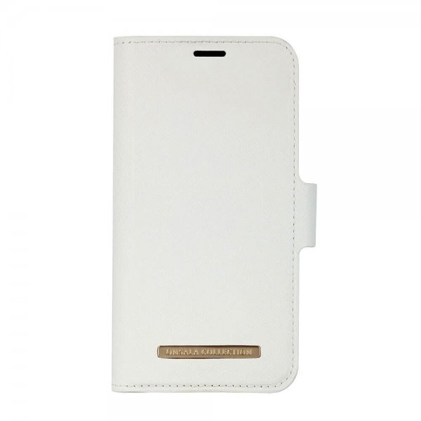 Onsala iPhone 12 Mini Suojakotelo Fashion Edition Irrotettava Kuori Saffiano Valkoinen