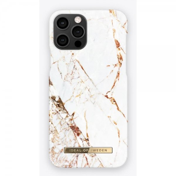 Ideal of Sweden iPhone 12/iPhone 12 Pro Suojakuori Fashion Case Carrara Gold