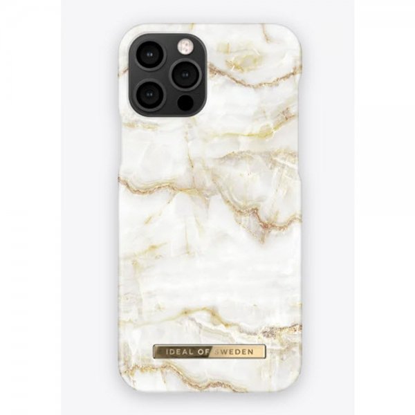 Ideal of Sweden iPhone 12/iPhone 12 Pro Kuoret Fashion Case Golden Pearl Marble