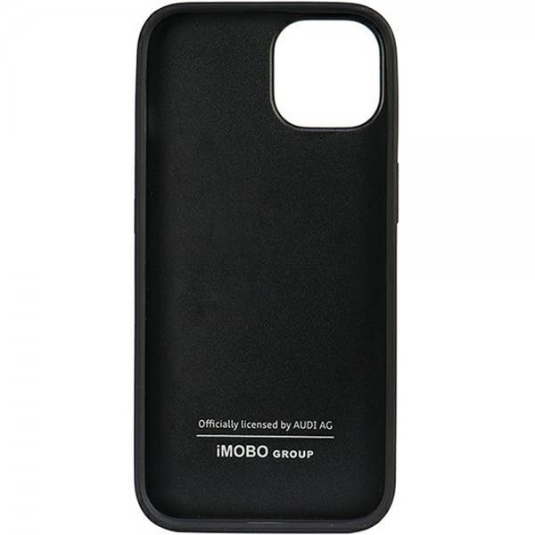 Audi iPhone 12/iPhone 12 Pro Kotelo, Aito Nahka, Musta
