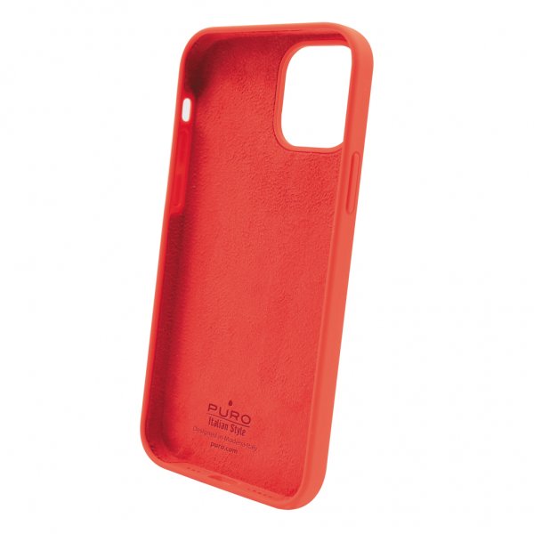 Puro iPhone 12/iPhone 12 Pro Kuori Icon Punainen