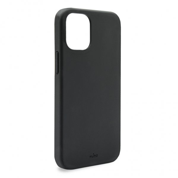 Puro iPhone 12/iPhone 12 Pro -kuoret, Icon, musta