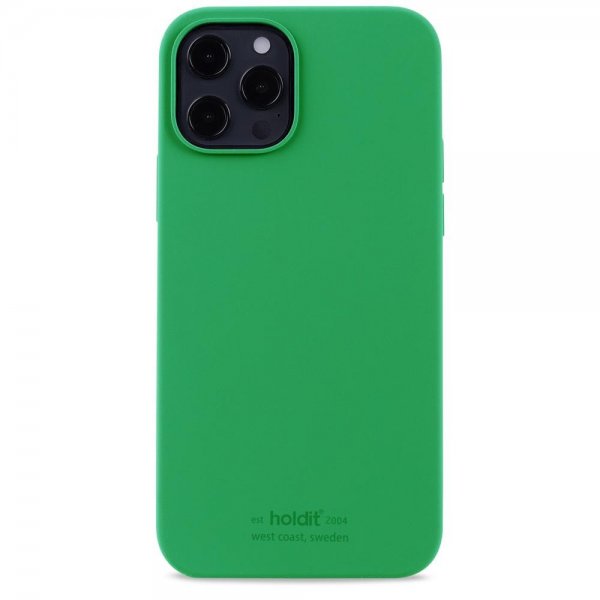 holdit iPhone 12/iPhone 12 Pro Silikonikuori Grass Green