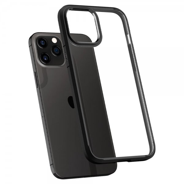 Spigen iPhone 12/iPhone 12 Pro Kuori Ultra Hybrid Matte Black