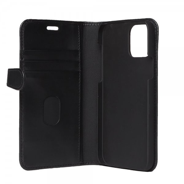 Buffalo iPhone 12/iPhone 12 Pro Kotelo Buffalo Irrotettava kuori Musta