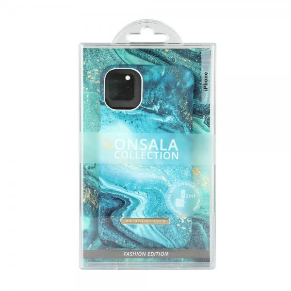 Onsala iPhone 12/iPhone 12 Pro Kuoret Fashion Edition Blue Sea Marble