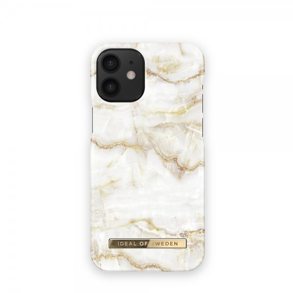 Ideal of Sweden iPhone 12 Mini Kuori Fashion Case Golden Pearl Marble