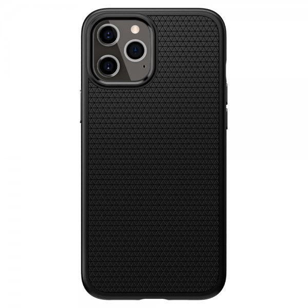 Spigen iPhone 12 Pro Max Kuori Liquid Air Matte Black