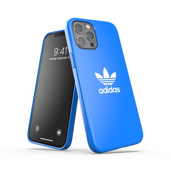 Adidas iPhone 12 Pro Max Kuori Snap Kotelo Trefoil Sininen
