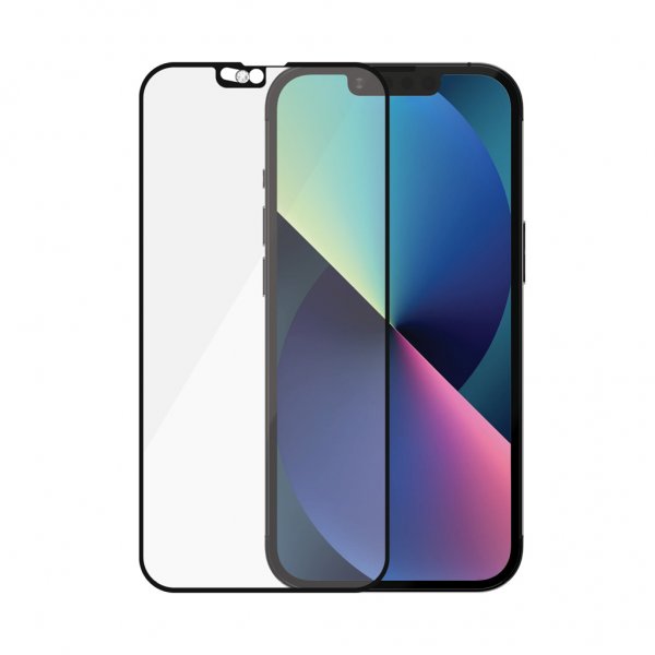 PanzerGlass iPhone 13/iPhone 13 Pro näytönsuoja reunasta reunaan, Swarovski CamSlider