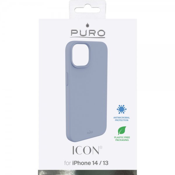 Puro iPhone 13/iPhone 14 kuoret Icon sininen