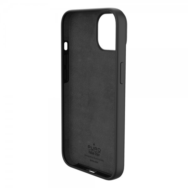 Puro iPhone 13/iPhone 14 kuoret Icon, musta