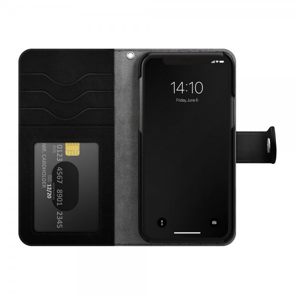 Ideal of Sweden iPhone 13 Mini Kotelo Magnet Wallet+ Musta