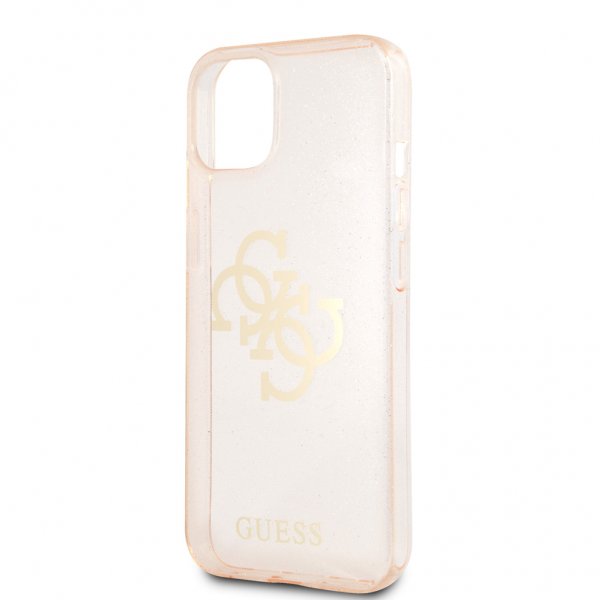 Guess iPhone 13 Mini Suojakuori Täys Glitter Kulta