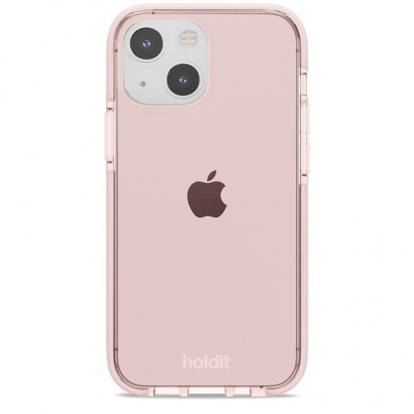 holdit iPhone 13 Mini Suojakuori Seethru Blush Pink