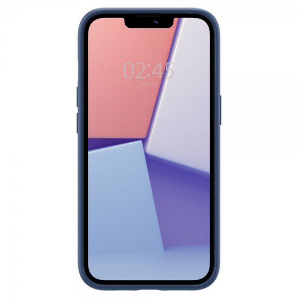 Spigen iPhone 13 Mini Suojakuori Silicone Fit Navy Blue