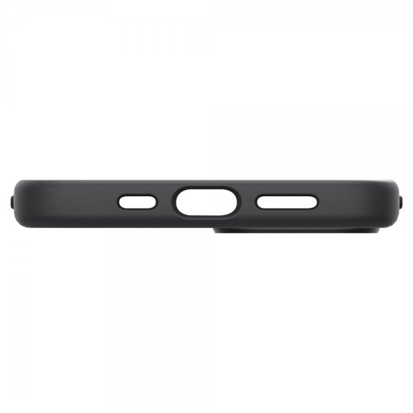 Spigen iPhone 13 Mini -silikonikuori, musta
