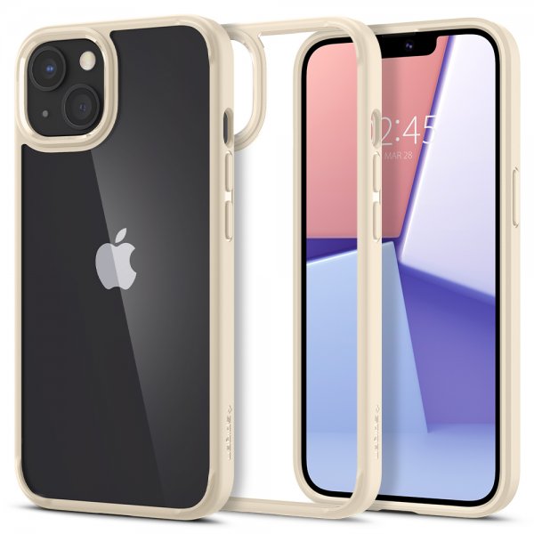 Spigen iPhone 13 Mini -suojakuori Ultra Hybrid Sand Beige