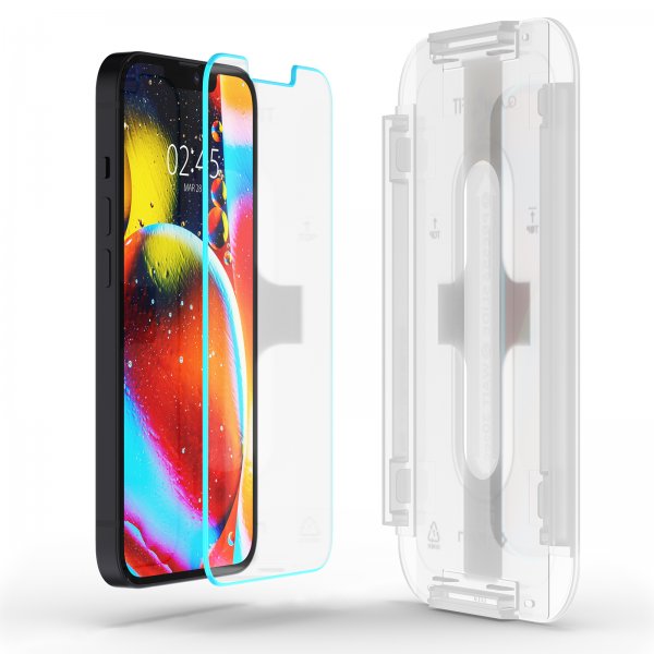 Spigen iPhone 13 Mini -näytönsuoja GLAS.tR EZ Fit 2-pakkaus