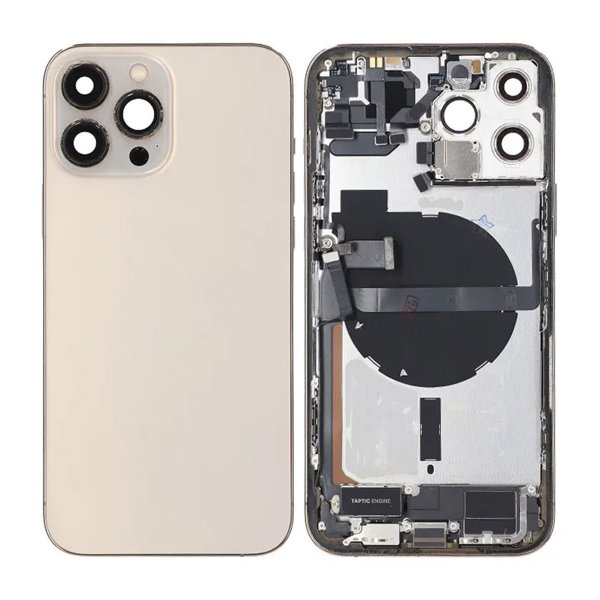 iPhone 13 Pro Max Takaosa ja Kokonainen Kehys OEM - Kulta