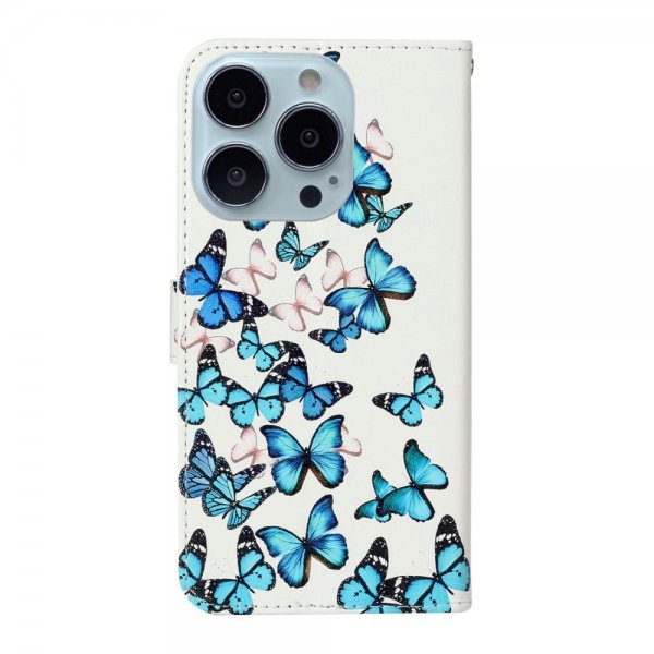 iPhone 13 Pro Max -kotelo, siniset perhoset