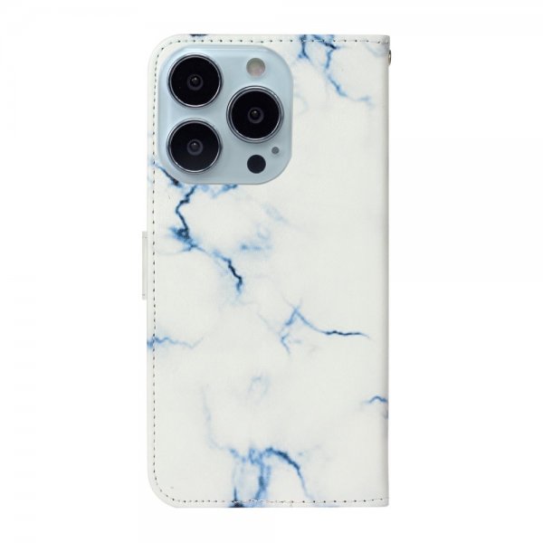 iPhone 13 Pro Max Suojakuori Kuviollinen Valkoinen Marmori