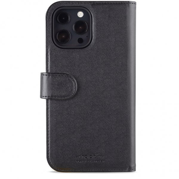 holdit iPhone 13 Pro Max Kotelo Wallet Case Magnet Musta