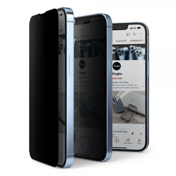 Ringke iPhone 13 Pro Max/iPhone 14 Plus Näytönsuoja Privacy Glass