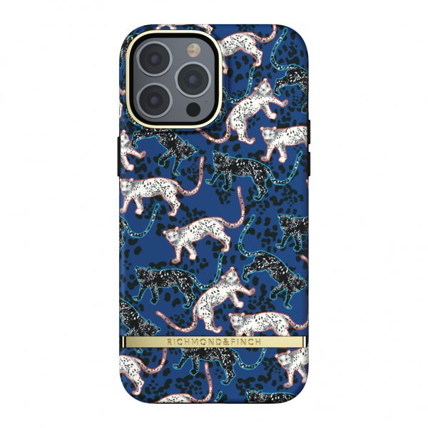 Richmond & Finch iPhone 13 Pro Max Suojakuori Blue Leopard