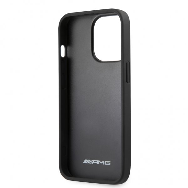 AMG iPhone 13 Pro Max Suojakuori Perforoitu Musta