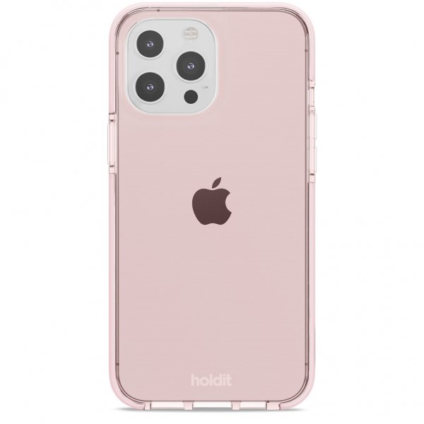 holdit iPhone 13 Pro Max -kuori Seethru Blush Pink