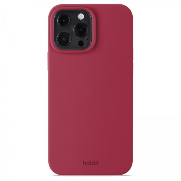 holdit iPhone 13 Pro Max -kuori silikoni Red Velvet