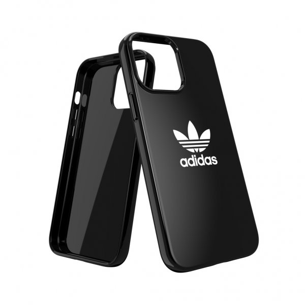 Adidas iPhone 13 Pro Max Kuori Snap Kotelo Trefoil Musta