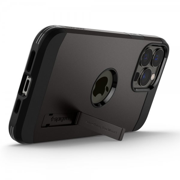 Spigen iPhone 13 Pro Max -kuori Tough Armor Gunmetal