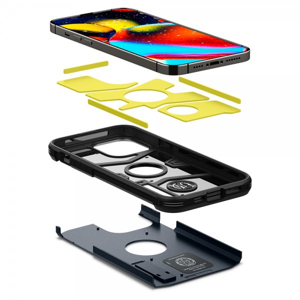 Spigen iPhone 13 Pro Max Suojakuori Tough Armor Metal Slate