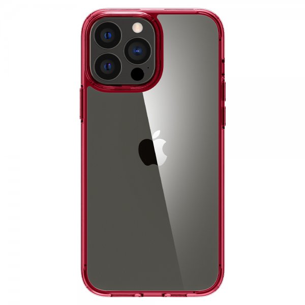 Spigen iPhone 13 Pro Max -suojakuori, Ultra Hybrid, Red Crystal