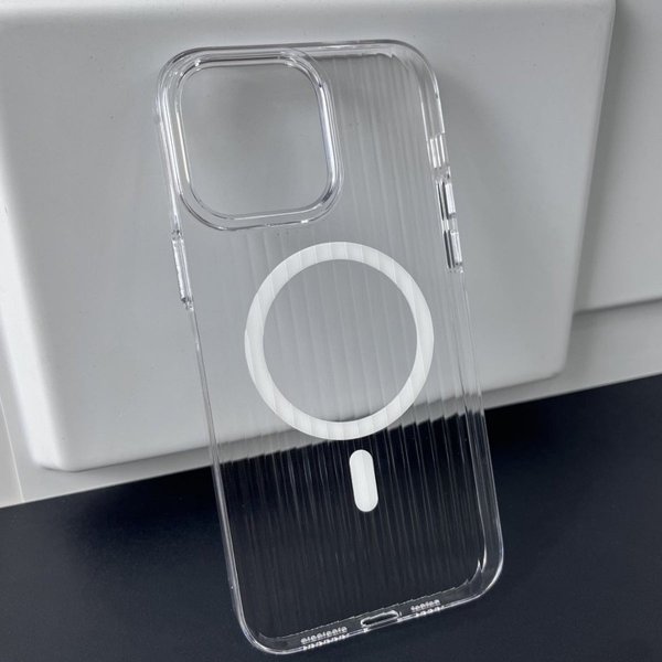 iPhone 13 Pro Kuoret Korrugoitu MagSafe Läpinäkyvä
