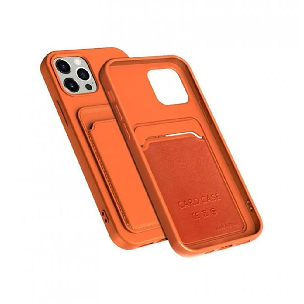 iPhone 13 Pro Kuoret Korttipidike Oranssi