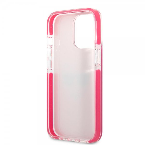 Karl Lagerfeld iPhone 13 Pro -kuori Choupette Fuchsia