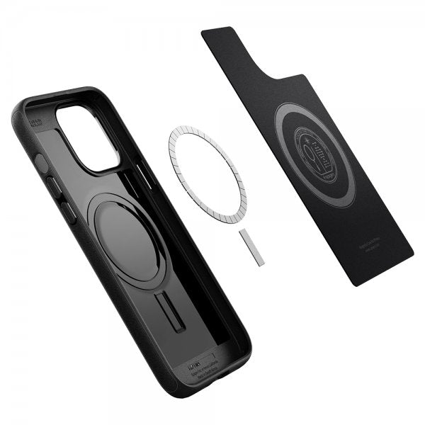 Spigen iPhone 13 Pro -suojakuori Mag Armor Mattamusta