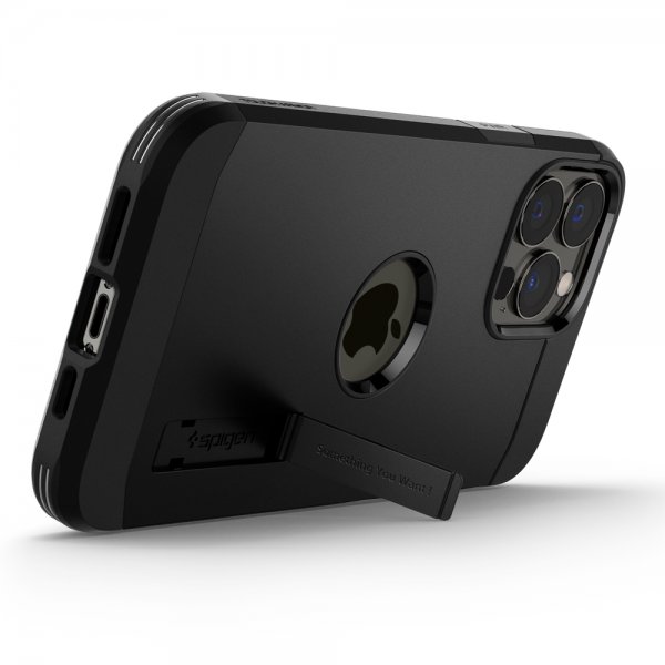 Spigen iPhone 13 Pro -suojakuori Tough Armor, musta