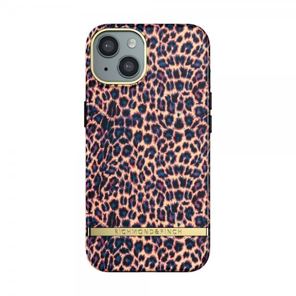 Richmond & Finch iPhone 13 -kuori, Apricot Leopard