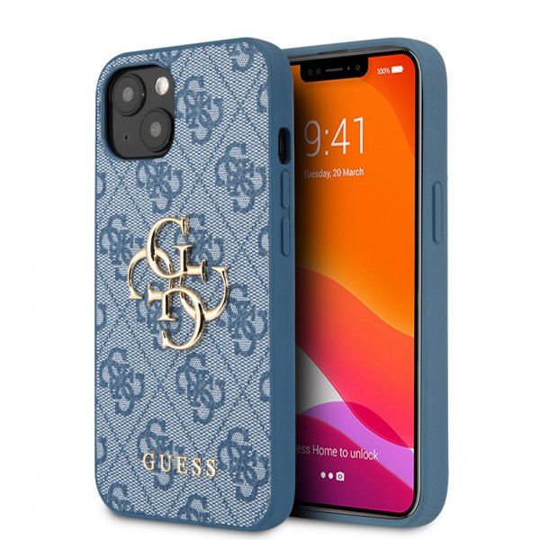 Guess iPhone 13 Kuori Big Logo Sininen