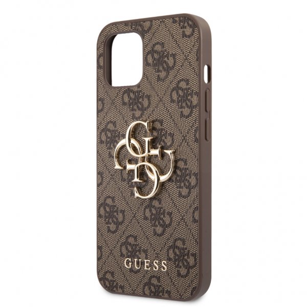 Guess iPhone 13 -suojakuori Big Logo, ruskea